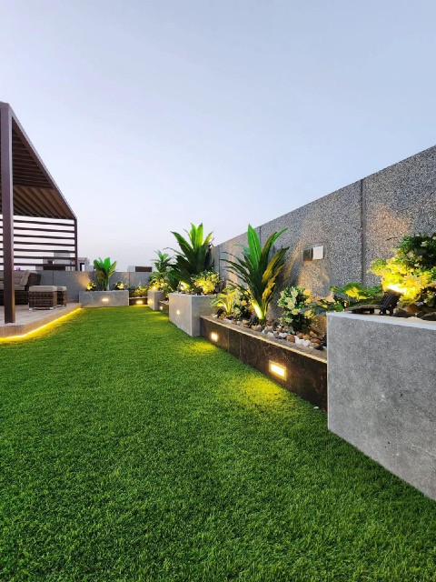 تنسيق حدائق بالأحساء | تصميم وتوريد ثيل طبيعي وصناعي