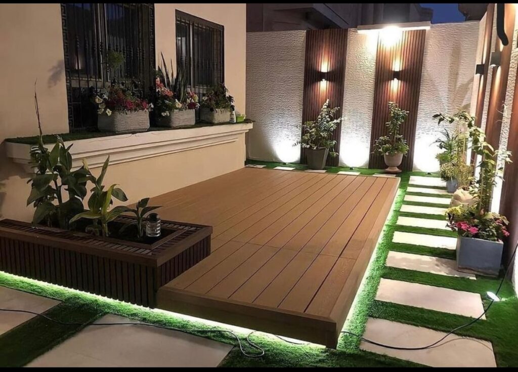 تنسيق حدائق بالأحساء | تصميم وتوريد ثيل طبيعي وصناعي