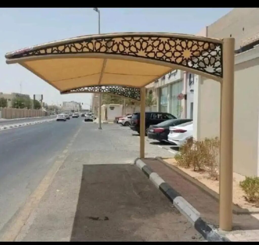 مظلات سيارات حديثه من موسسه ظلال هجر