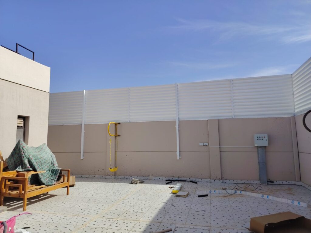 سواتر الأحساء | تركيب سواتر حديد - خشب - قماش - شينكو