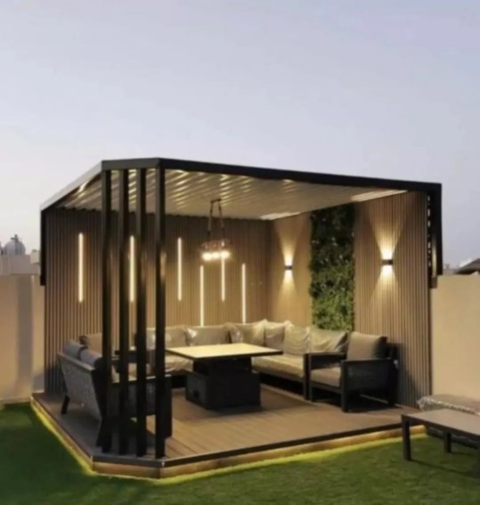 برجولات وجلسات خارجية