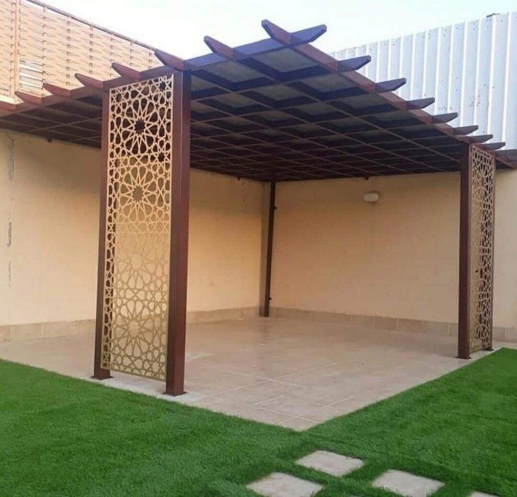 برجولات وجلسات خارجية