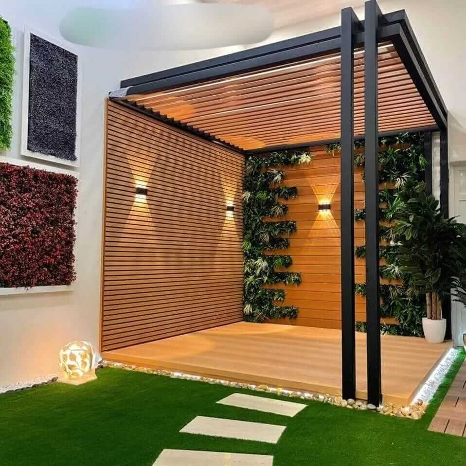 برجولات وجلسات خارجية