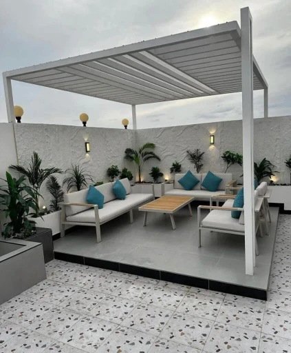 برجولات وجلسات خارجية