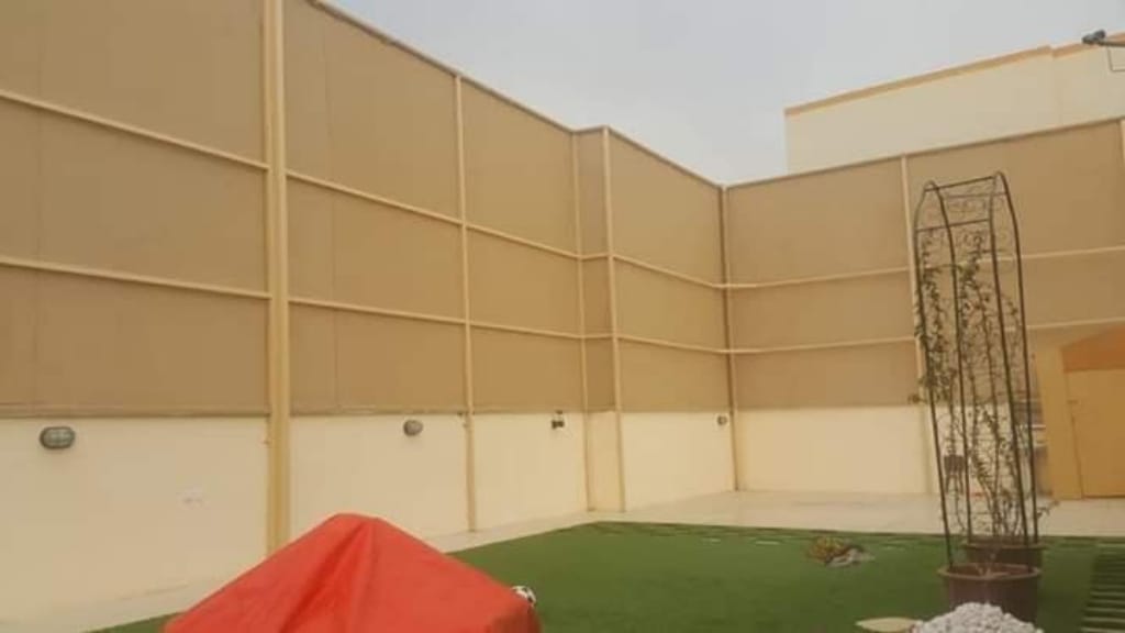 سواتر حديد وقماش مظلات وسواتر الاحساء