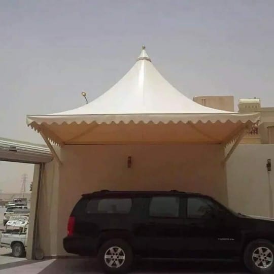 تركيب مظلات هرميه الاحساء المبرز